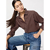 Рубашка Uniqlo (Коричневый)